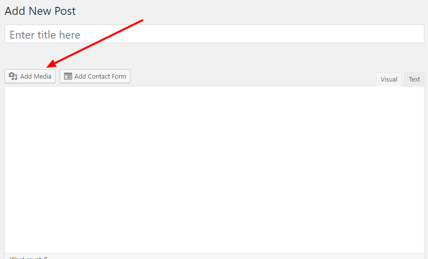 add media error